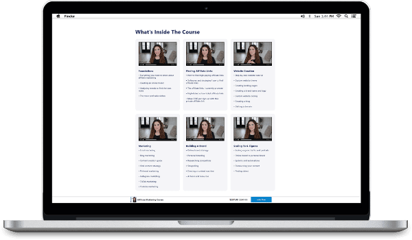 Affiliate Marketing Course – Sara Finance