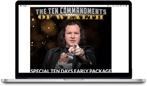 DEREK MONEYBERG PRESENTS-THE TEN COMMANDMENTS OF WEALTH
